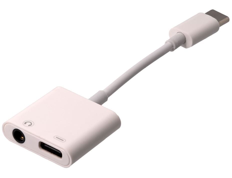 0848S  ADAPTADOR USB-C A USB-C + JACK AUDIO + CARGA