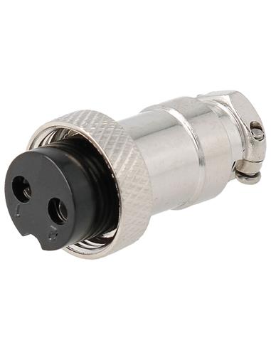 10.230/2/F  CONECTOR HEMBRA 2 PIN AEREO