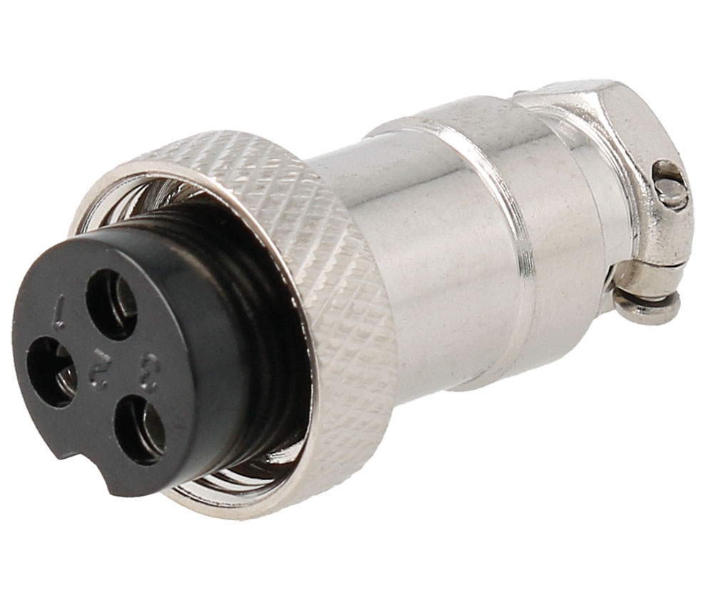 10.230/3/F  CONECTOR HEMBRA 3 PIN AEREO