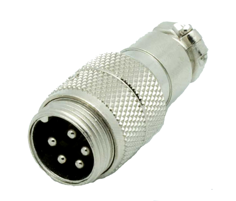 10.230/5/P  CONECTOR MACHO 5 PIN AEREO