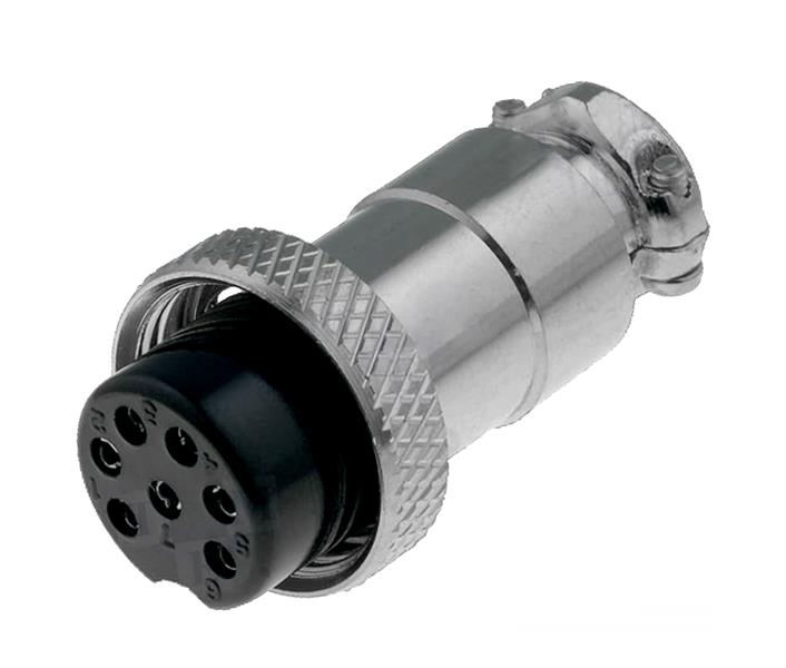 10.230/7/F  CONECTOR HEMBRA 7 PIN AEREO