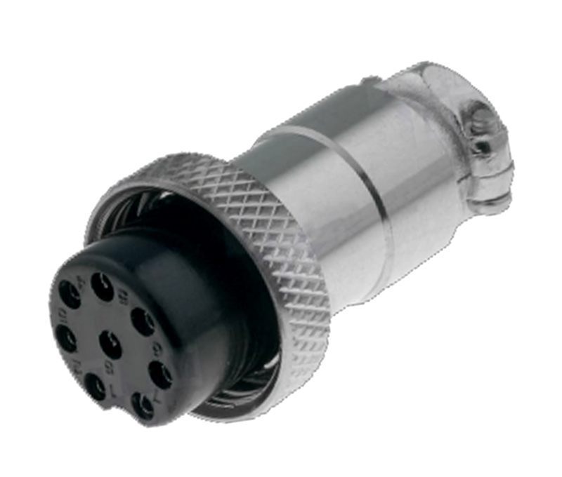 10.230/8/F  CONECTOR HEMBRA 8 PIN AEREO