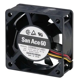 109R0648J401  VENTILADOR 48VDC 60x60x25mm SANYO DENKI