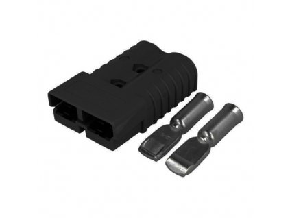 1130-0201-05  CONECTOR 2 PIN 50A NEGRO DC