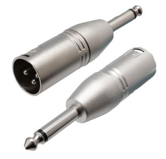 1598  ADAPTADOR XLR M > JACK 6,3 MONO