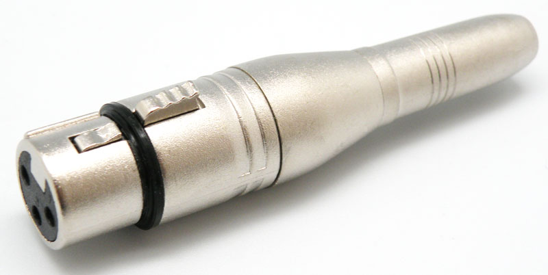 1601  ADAPTADOR XLR HEMBRA A JACK HEMBRA