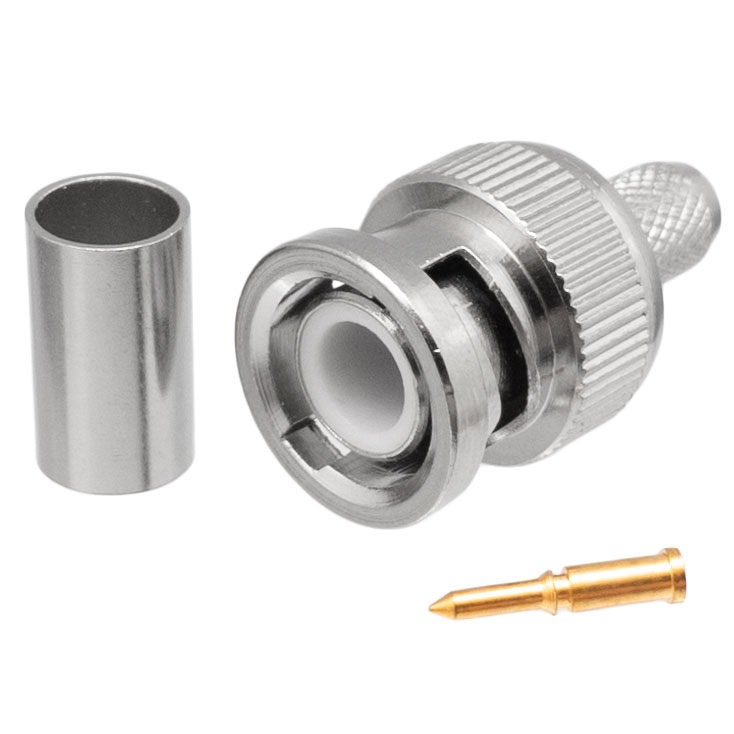 1803  CONECTOR BNC MACHO PARA RG59 PTFE