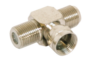 19.577  CONECTOR "F" MACHO A 2 "F" HEMBRAS