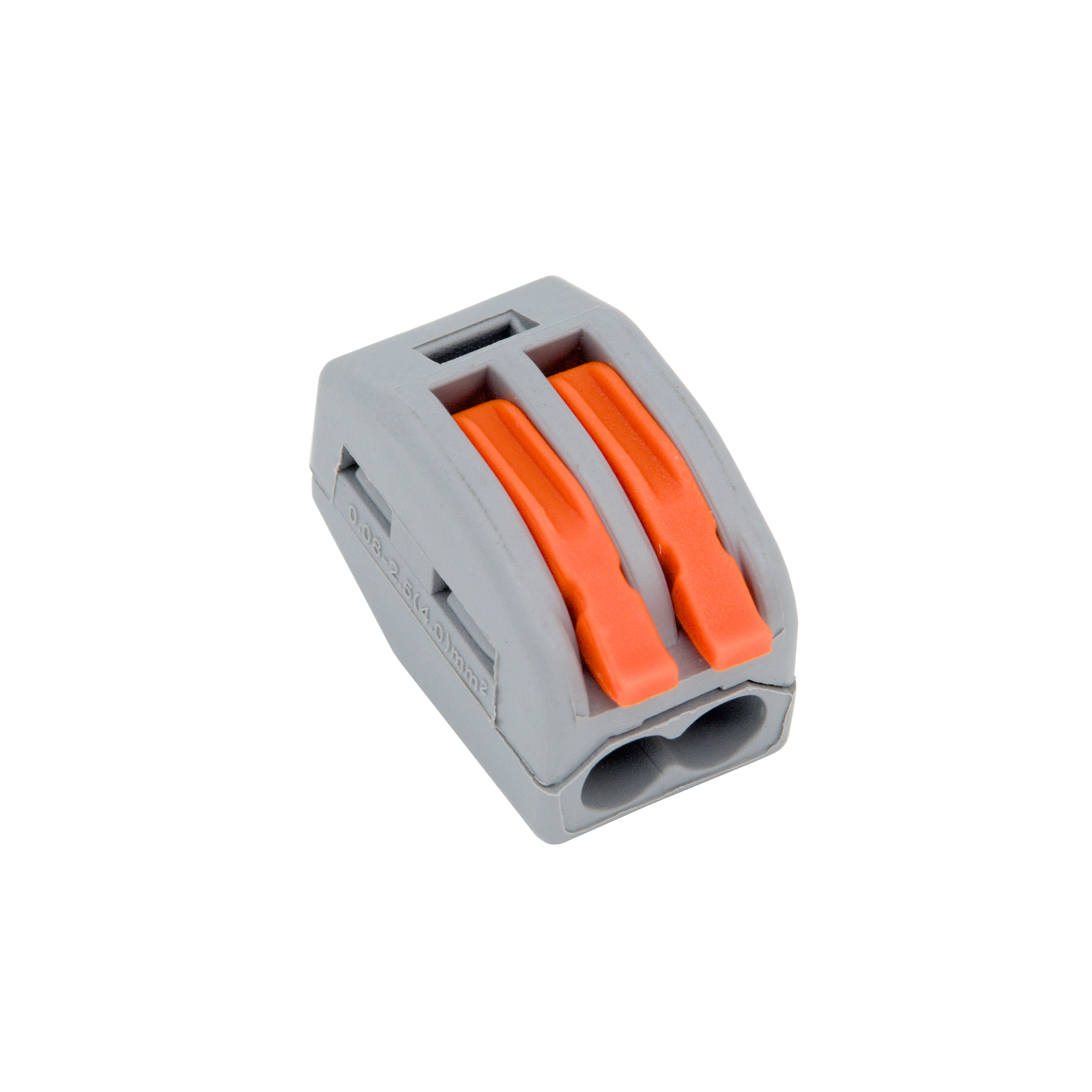 2040033  CONECTOR RAPIDO 2 PALANCA NARANJA