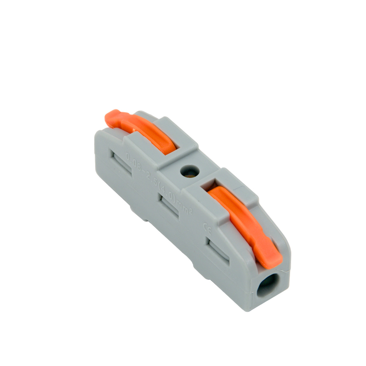 2040037  CONECTOR RAPIDO 1x1 PALANCA NARANJA