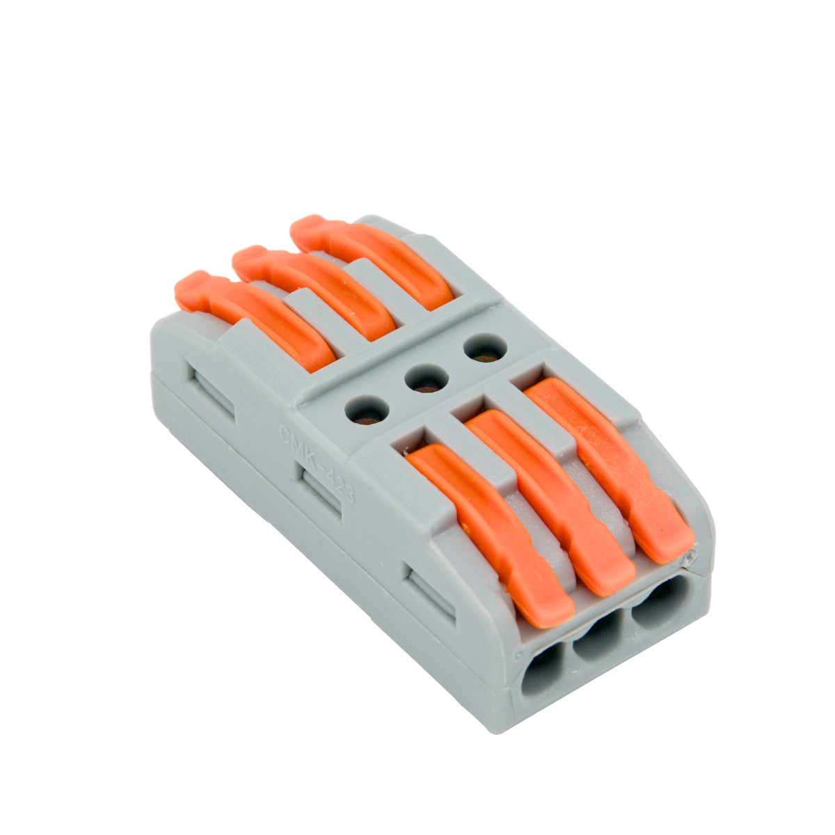 2040039  CONECTOR RAPIDO 3x3 PALANCA NARANJA