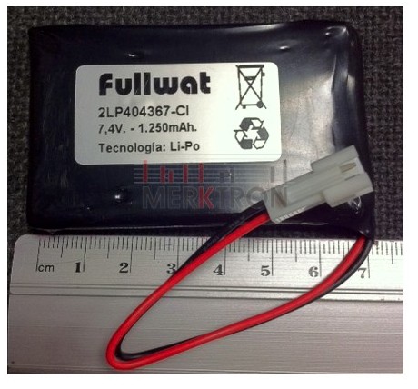 2LP404367-CI  BATERIA LI-PO 7,4V 1250MAH FULLWAT PARA ESCANCIADOR