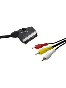 37.034/1,5  CABLE EUROCONECTOR AUDIO/VIDEO IN/OUT
