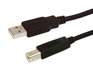 38.406/3  CONEXION USB 2.0 "A" MACHO A "B" MACHO 3mts.