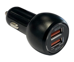 38.501  CARGADOR PARA COCHE USB 3.0 12V/24V