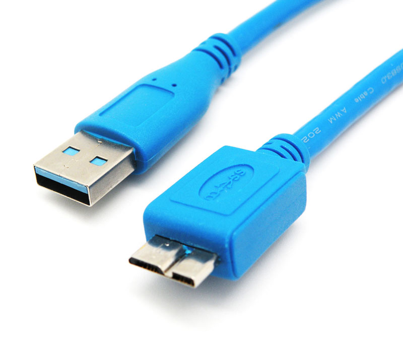 3893  CABLE USB 3.0 MACHO A MICRO USB B MACHO 90cms