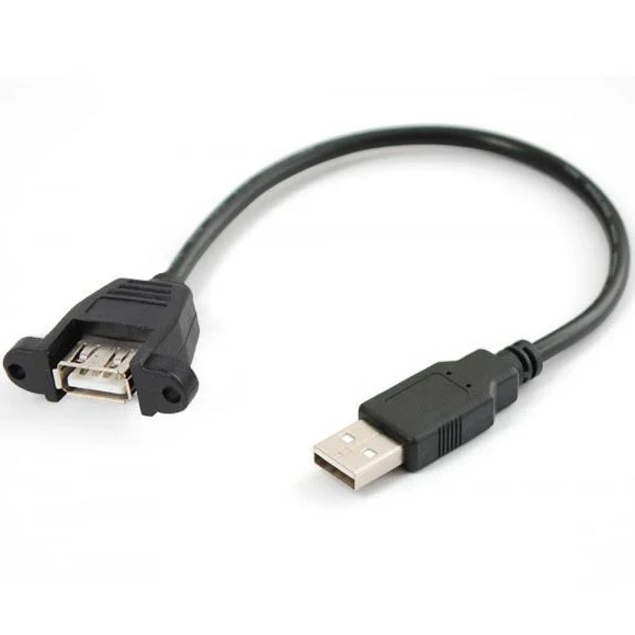 4159  CONECTOR USB 2.0 CHASIS CON CABLE 30cms