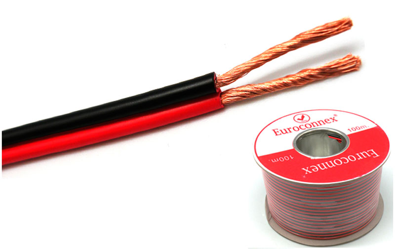 4511  CABLE PARALELO 2x1mm Rojo/Negro (precio metro)