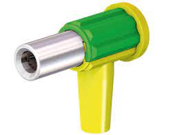 55.3220-20  CONECTOR BANANA 6mm AMARILLO MEDICAL