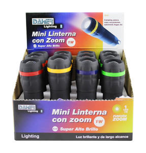 60.369  LINTERNA LED 1W CON ZOOM