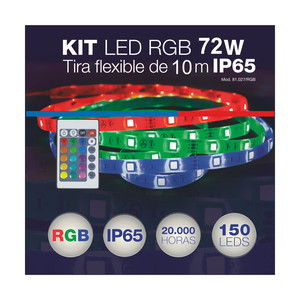81.027/RGB  KIT TIRA DE LED 24VDC 10 metros 72W