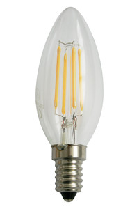 81.178/4/CAL  BOMBILLA LED FILAMENTO VELA 4W E-14 CAL