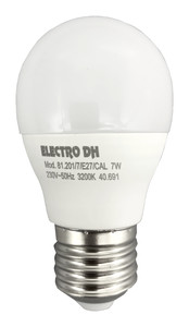 81.201/7/E27/CAL  BOMBILLA LED G45 E-27 7W REGULABLE CALIDA