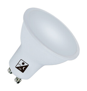 81.206/CR/BL  BOMBILLA GU10 5W SENSOR CREPUSCULAR LUZ BLANCA 4000K