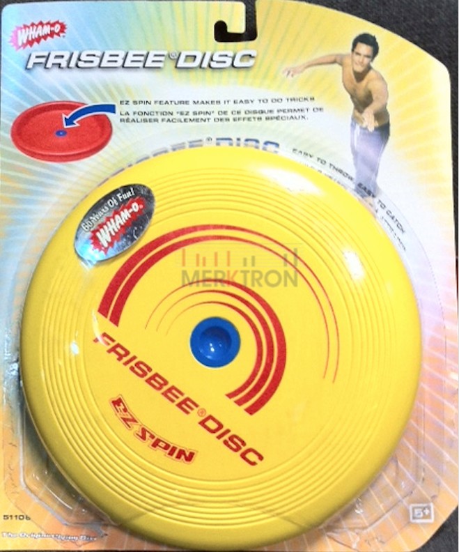 81134  DISCO VOLADOR FRISBEE EASY SPIN SOFT FOAM 24cm. 35g.