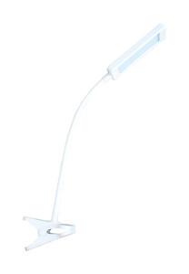 82.073/B  LAMPARA LED FLEXO CON PINZA 6W BLANCO