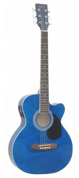 A401CEBL  GUITARRA ELECTROACUSTICA AZUL DAYTONA