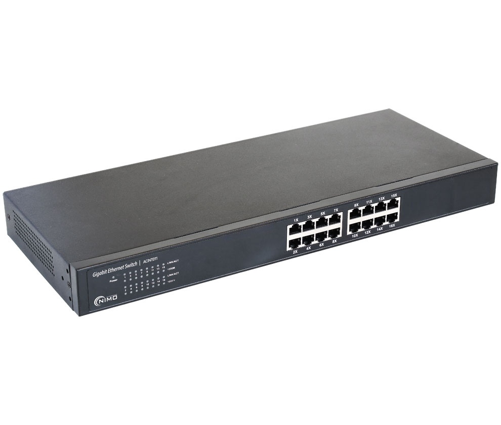 ACINT011  SWITCH GIGABIT 100/1000MB 16 PUERTOS RJ45