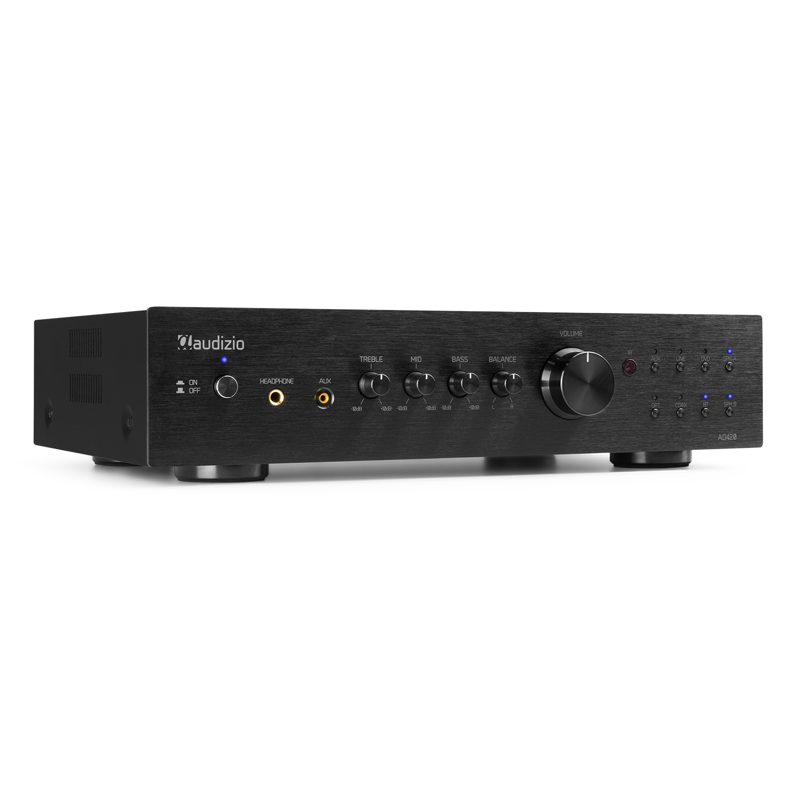 AD420B  AMPLIFICADOR HIFI 4x100W NEGRO