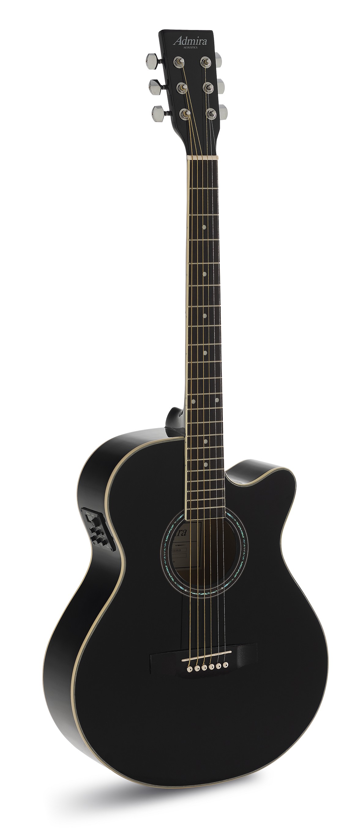 ADMAINDCEBK  GUITARRA ACÚSTICA NEGRA SATINADA ADMIRA