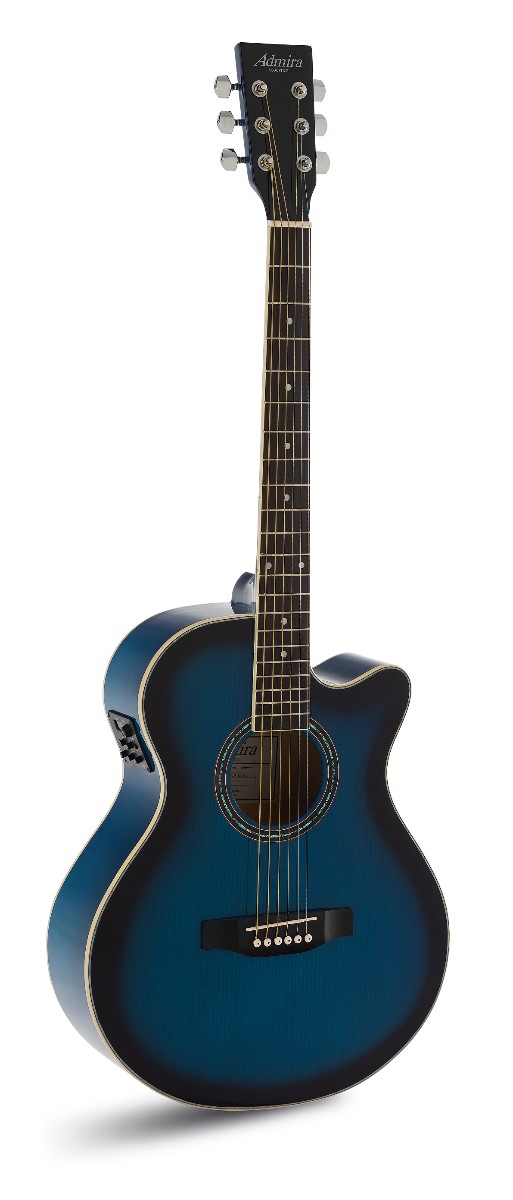 ADMAINDCEBL  GUITARRA ACÚSTICA AZUL SATINADA ADMIRA