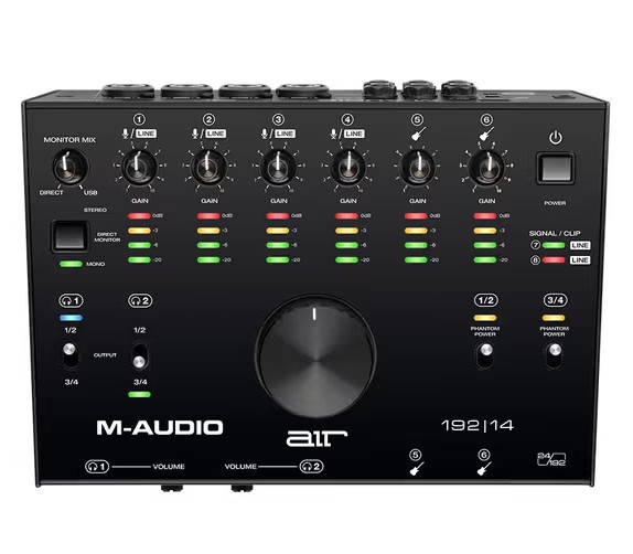 AIR192/14  INTERFACE DE AUDIO USB 4 CANALES M-AUDIO