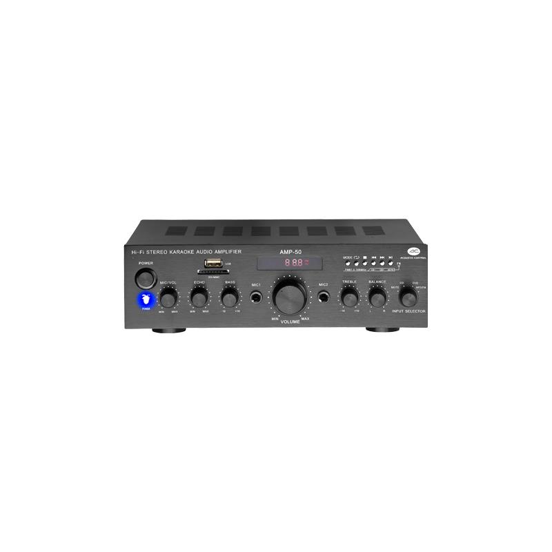 AMP50  AMPLIFICADOR HI-FI 50W USB/MP3