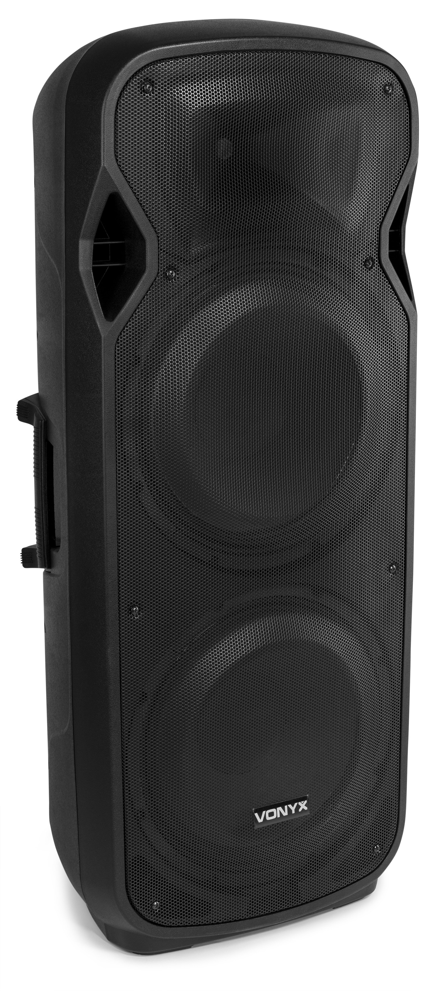 AP215ABT  BAFLE AMPLIFICADO 2x15" USB/SD/MMC