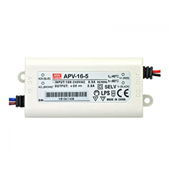 APV-16-5  ALIMENTADOR 5VCC 13W 2,6A MW