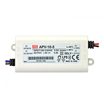 APV-16-5  ALIMENTADOR 5VCC 13W 2,6A MW