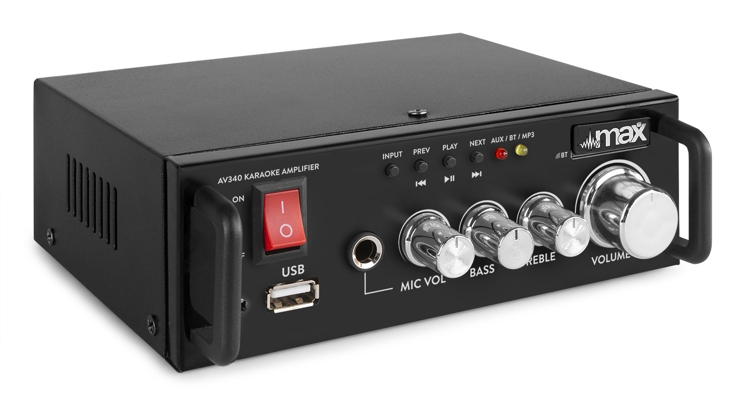 AV340  AMPLIFICADOR 2x50W USB/MP3/BT