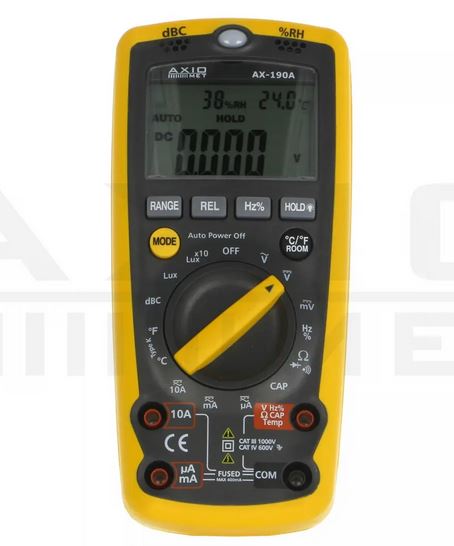 AX190A  MULTIMETRO DIGITAL AXIOMET