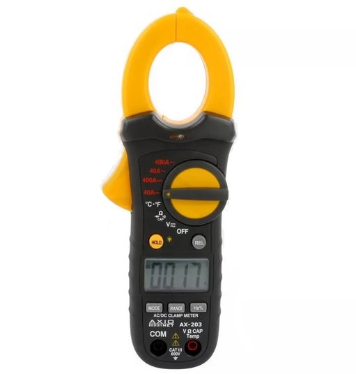 AX203  PINZA AMPERIMETRICA CA/CC