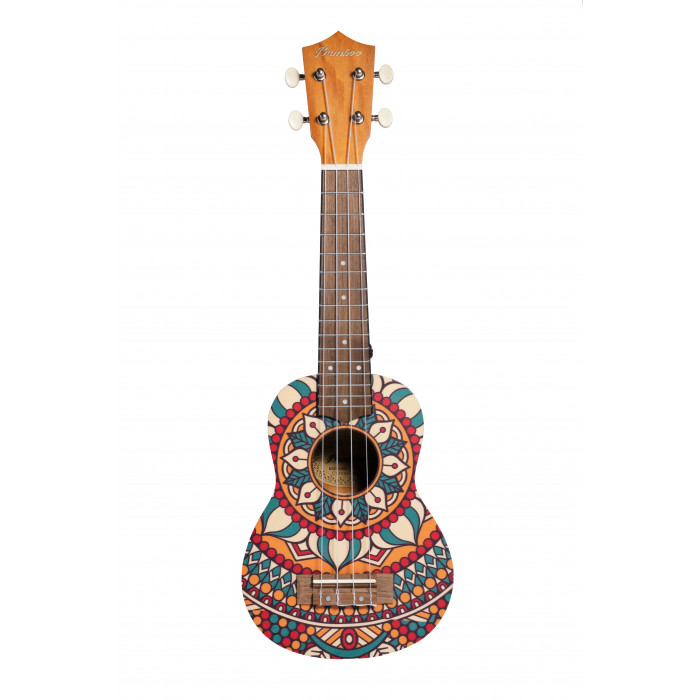 B1E-CM  UKELELE SOPRANO BAMBOO CIRCUS MANDALA