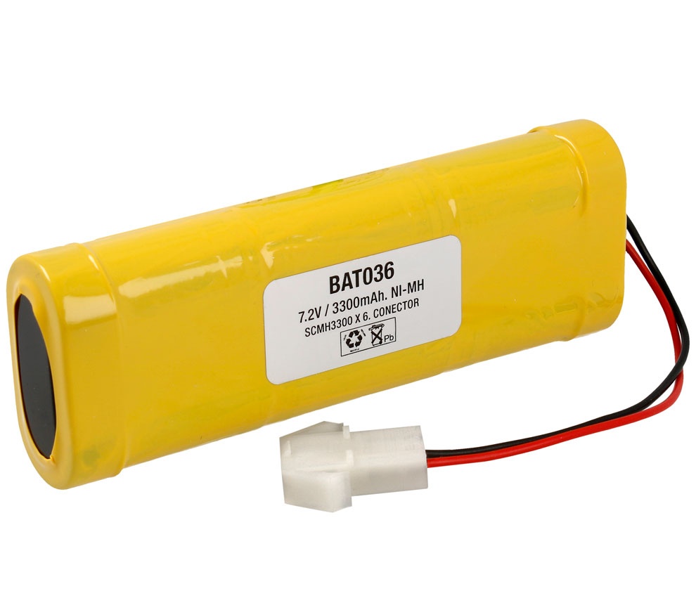 BAT036  BATERIA 7,2V/3300mA. RACINBAT NI-MH