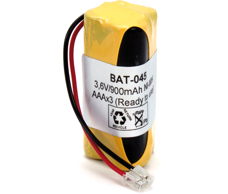 BAT045  BATERIA 3,6V 900mA 3xAAAA NI-MH