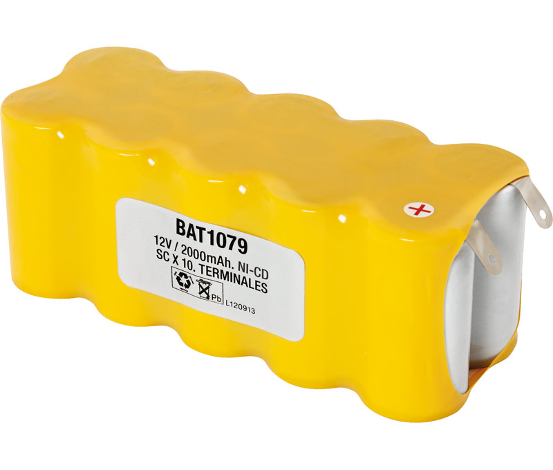 BAT1079  BATERIA 12V/2000mAh NI-CD TIPO FLASCO