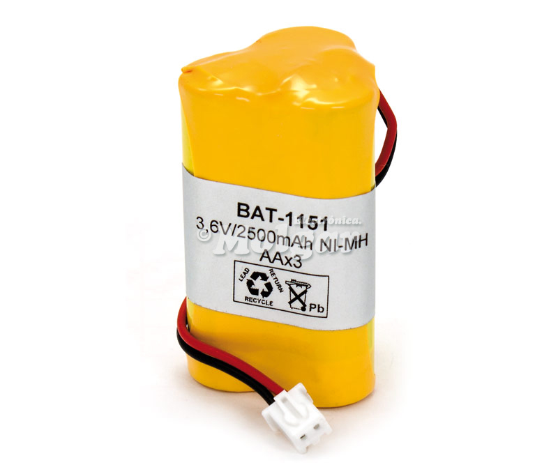 BAT1151  BATERIA 3,6V 2500mA 3xAA NI-MH