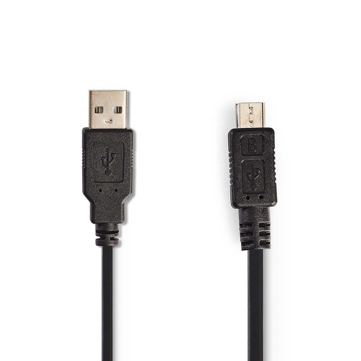 CCGP60540BK20  CABLE MICRO USB A USB EXTENSIBLE 2mts