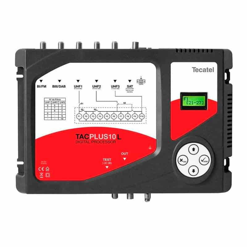 CEN-TACPLUS10L  CENTRAL PROGRAMABLE TV+SAT TECATEL